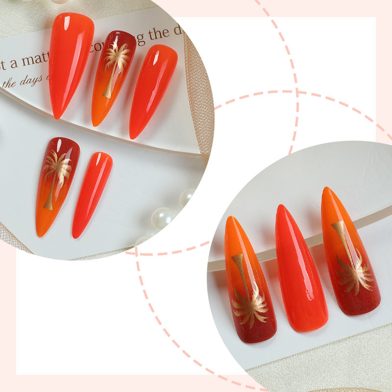 Dekorative Press-On Nagelspitzen Brehn