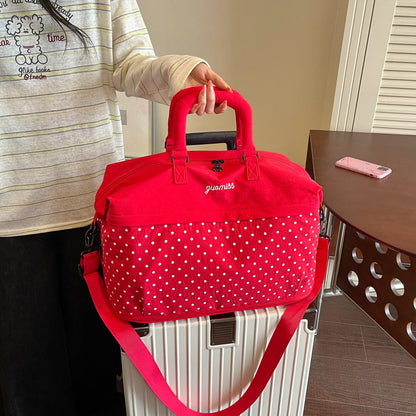 Stilvolle gepunktete Reis-Tasche Brehn