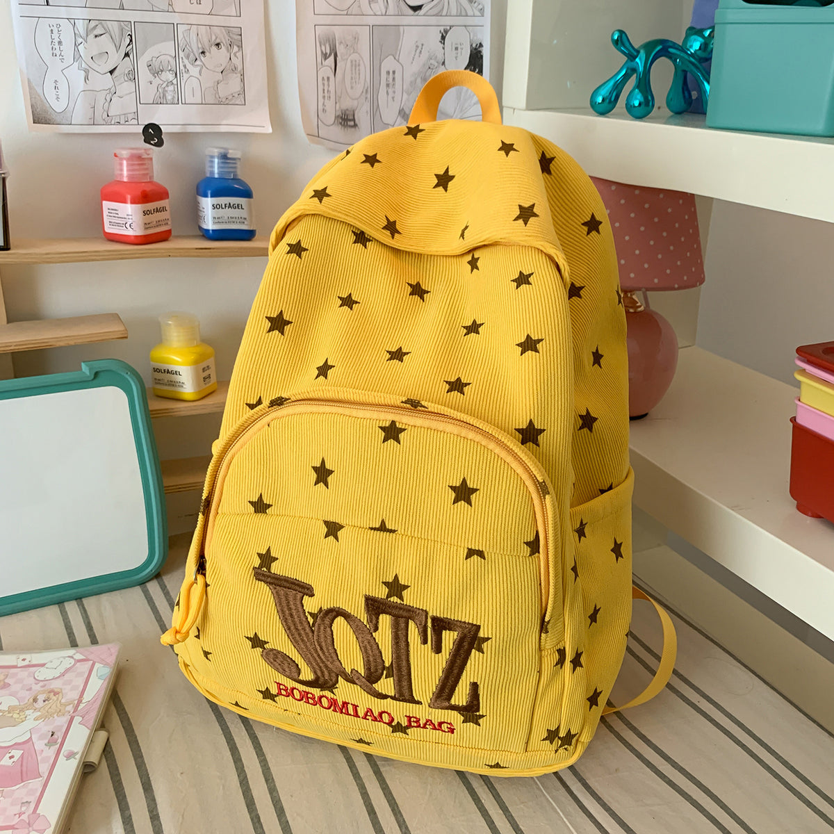 Stylische Sternenbedruckte Rucksack Brehn