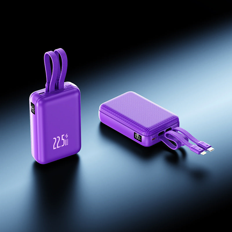 Tragbare Powerbank mit Leistungsstarker Schnellladefunktion und Innovativem Kabelmanagement Brehn