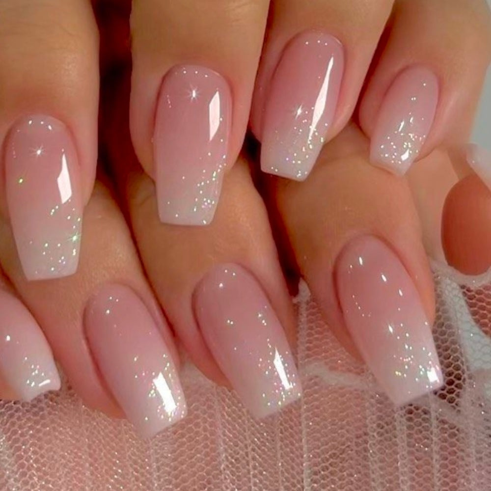 Elegante und Glitzernde Künstliche Fingernägel Brehn