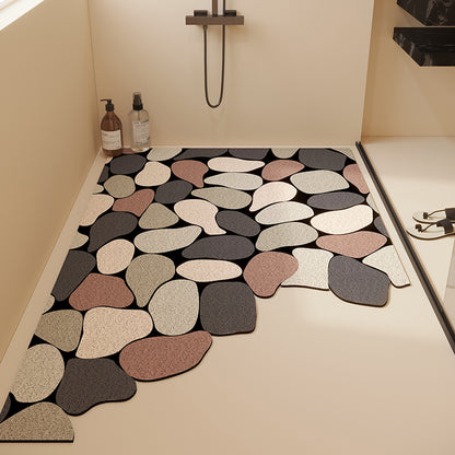 Abstract Stone Pattern Badematte