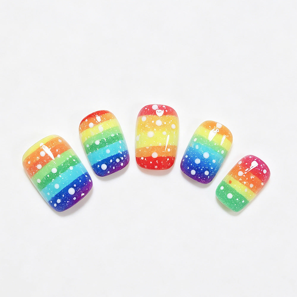 Ombre Punktmuster Nagelkunst Set Brehn