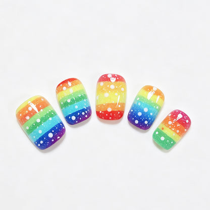 Ombre Punktmuster Nagelkunst Set Brehn