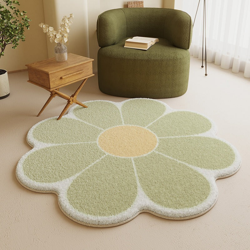 Blumenförmiger Teppich Brehn