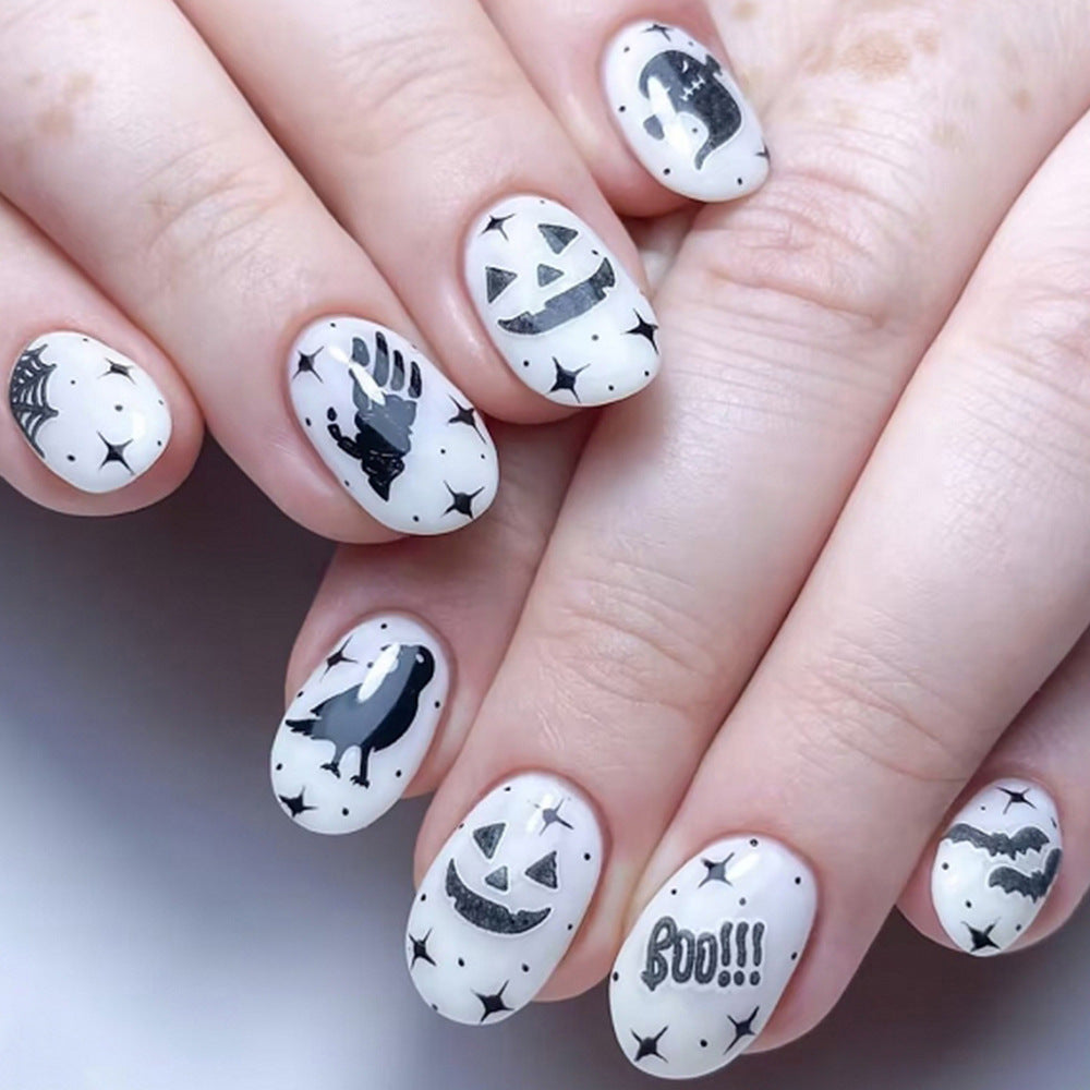 Halloween-Themen Dekorative Nagelkunst Set Brehn