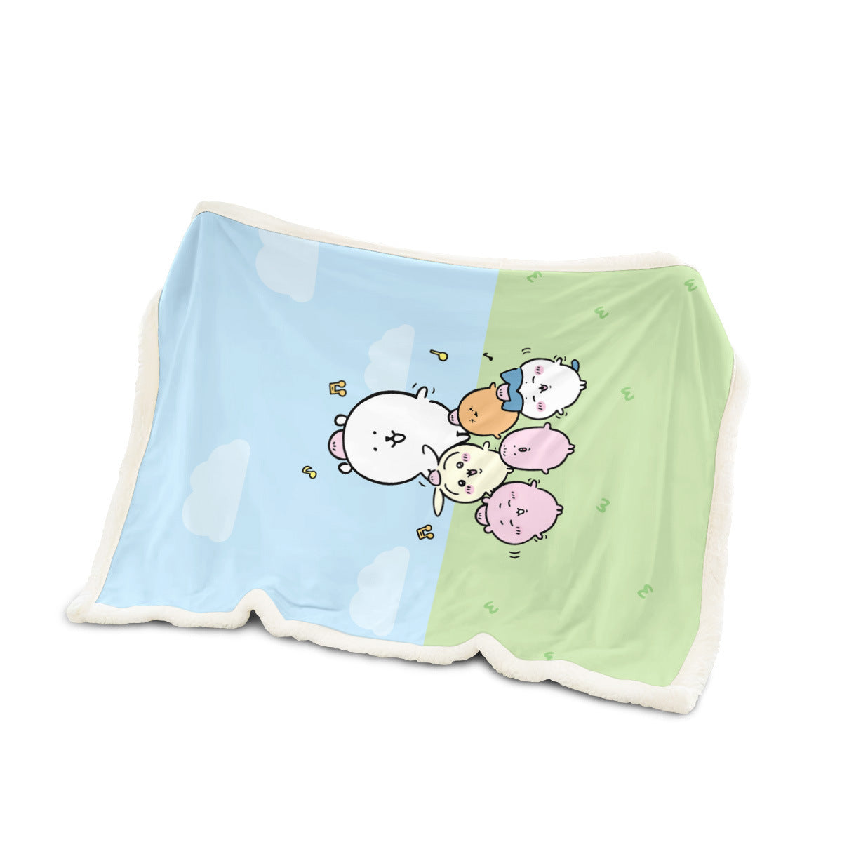 Cartoon-Themen Fleece-Wurfdecke