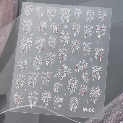 Dekorative Nagelkunst-Folie-Sticker