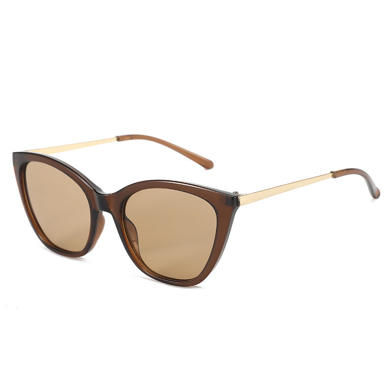Damen elegante Cat-Eye Sonnenbrille mit hochwertigem Rahmen und UV-Schutz Brehn