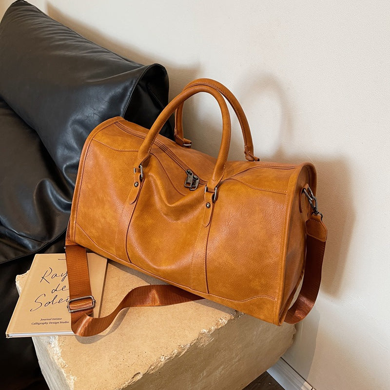 Hochwertige Leder-Reisetasche Brehn