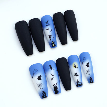 Halloween-Themen Nagelkunst Brehn