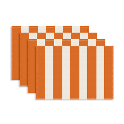 Mehrteiliges Halloween-Tischset aus abwischbarem Vinyl rutschfeste Platzdeckchen