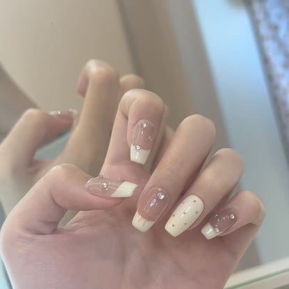 Künstlerische Acryl Press-On Nagelverlängerungen