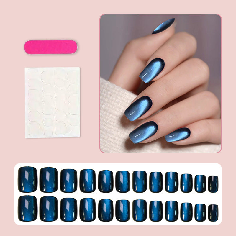 Kunstnagelset mit exklusivem Ombre-Design und schimmerndem Glanz Brehn