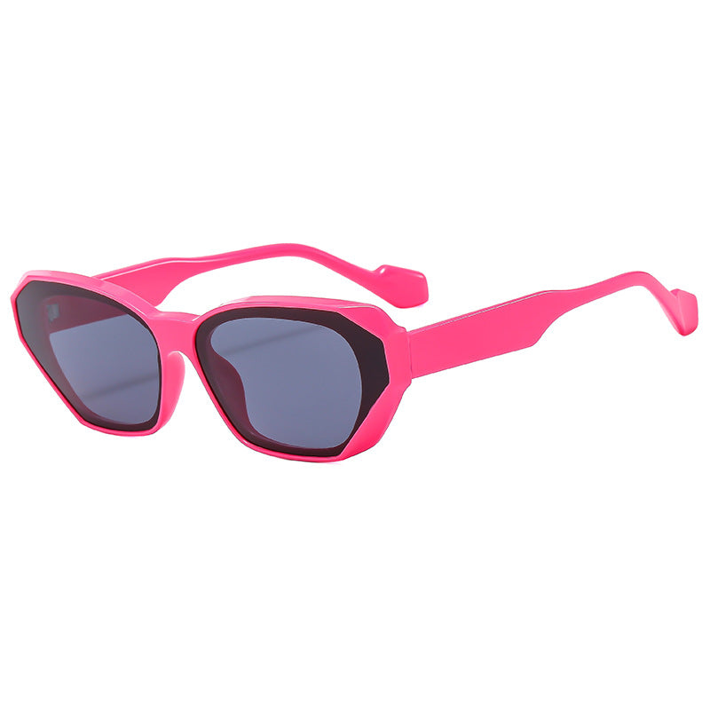 Damen trendige polygonale Sonnenbrille Brehn