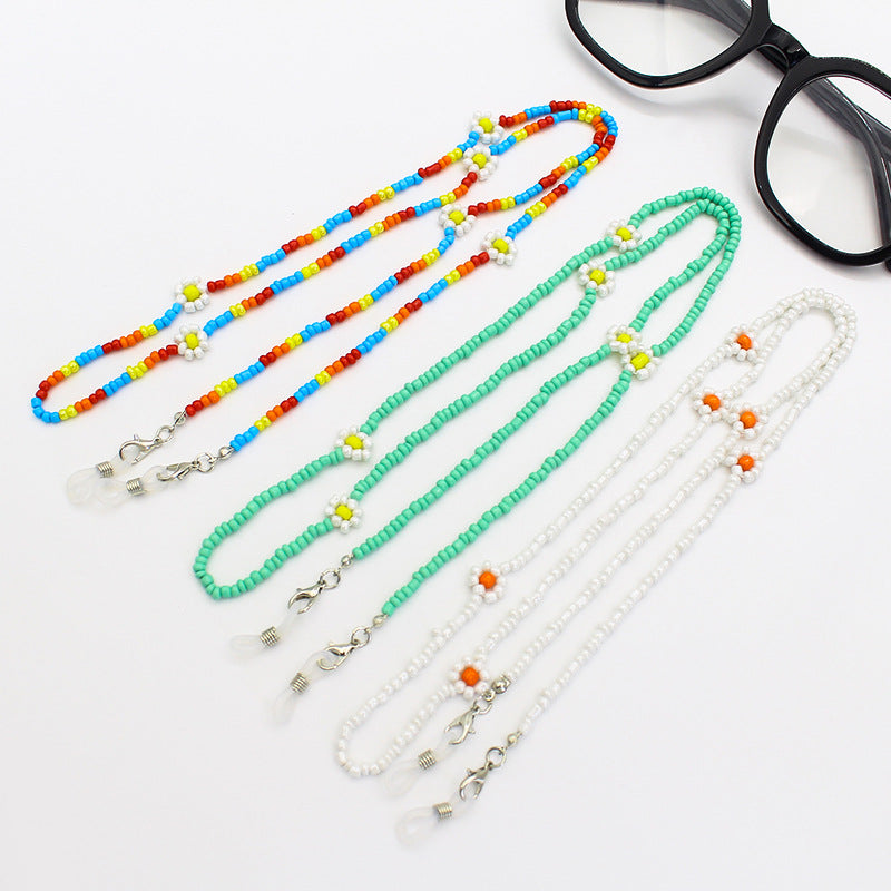 Floral Beaded Eyewear Chain Brehn