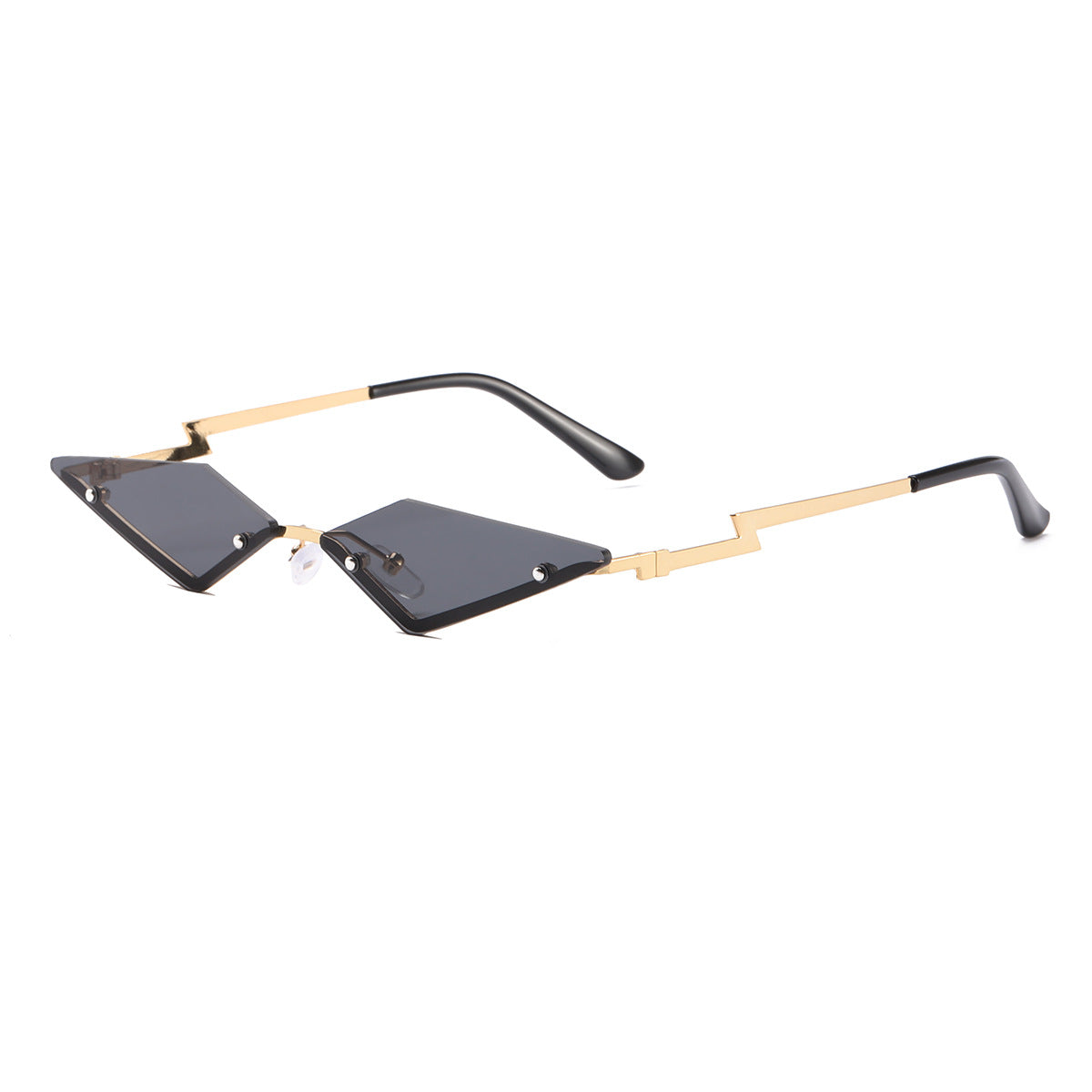 Damen Designer-Sonnenbrille mit futuristischem Rahmen Brehn