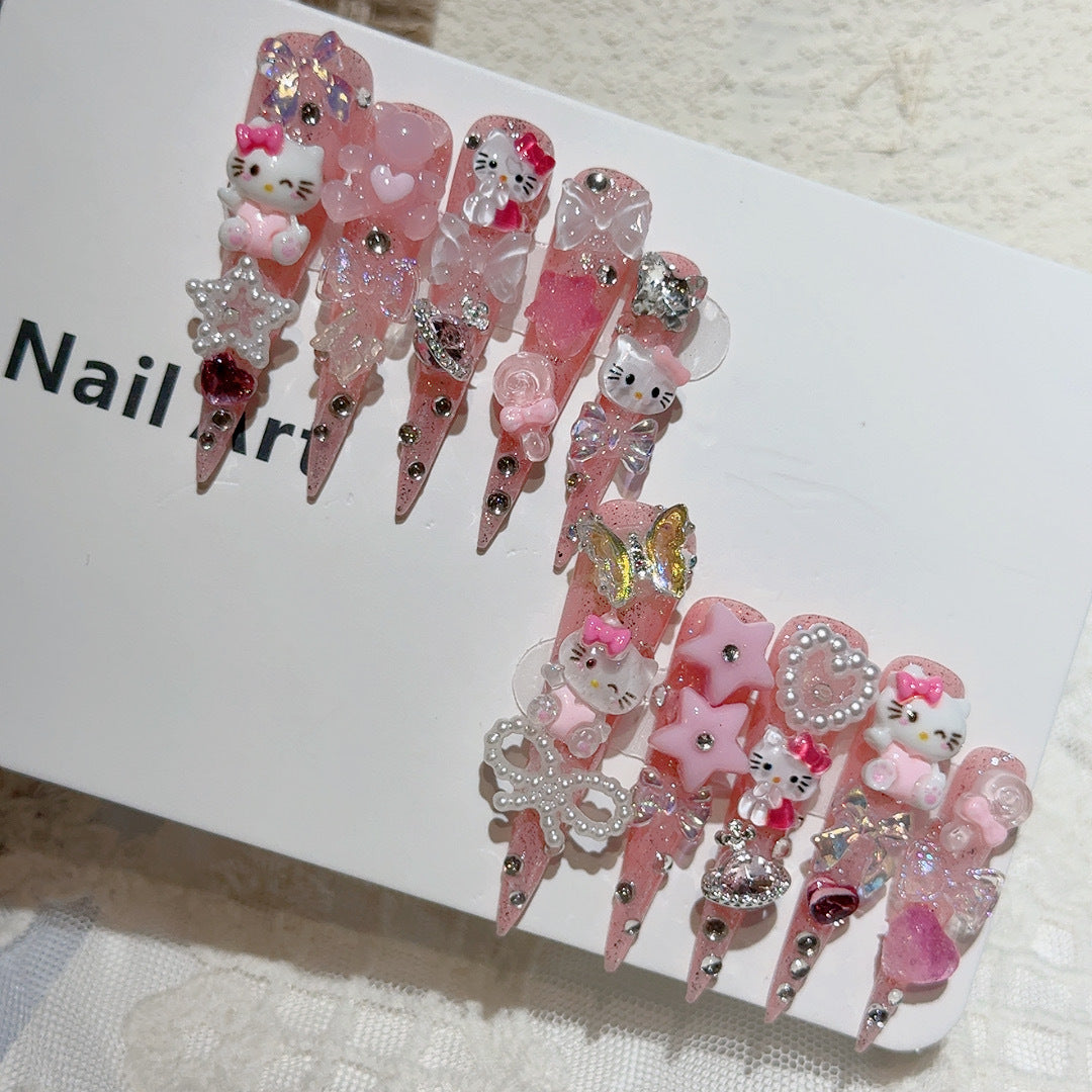 Niedliches Charakter-Themen-Nagelkunst-Set