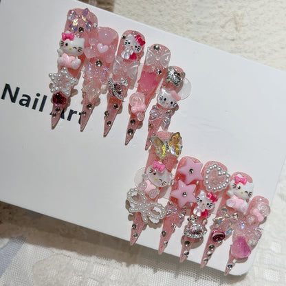 Niedliches Charakter-Themen-Nagelkunst-Set
