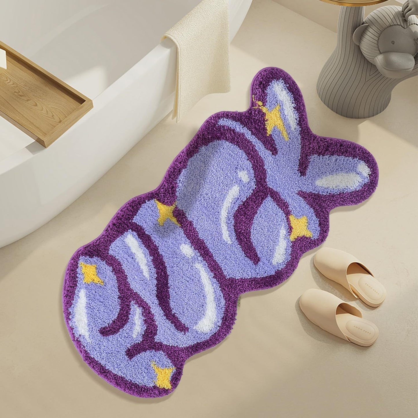 Cute Bunny-Förmige Badmatte Brehn