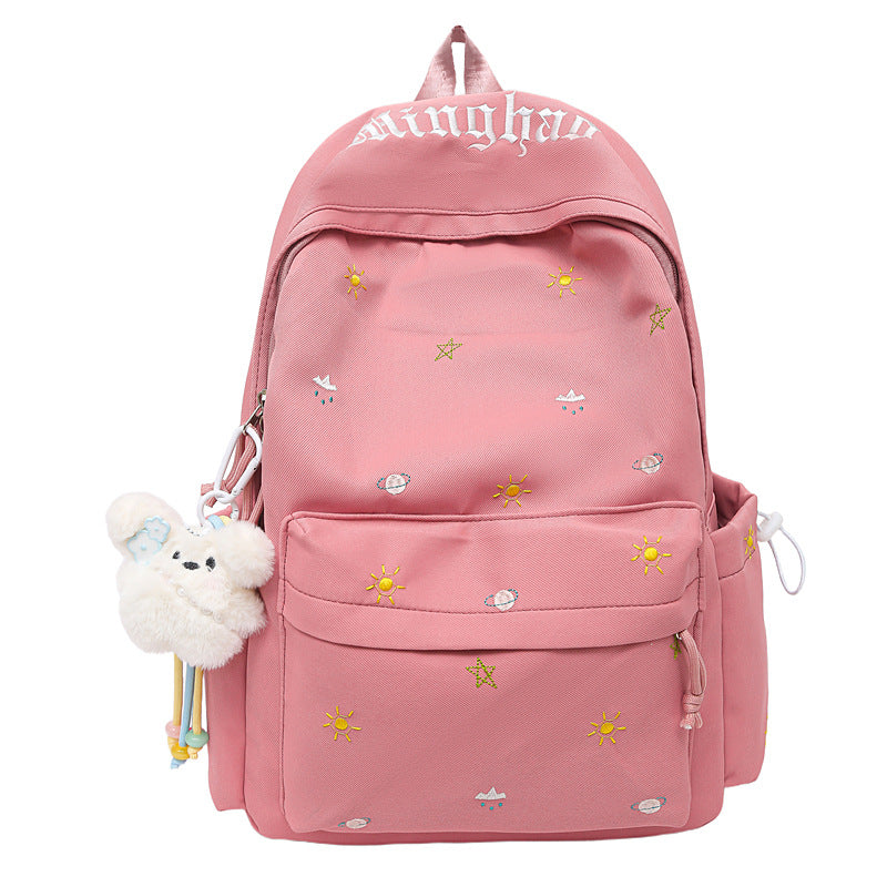 Verspielt gestickter Rucksack Brehn