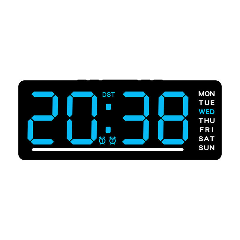 Digitaler Led Wecker mit Großem, Klaren Display und Mehreren Alarmfunktionen Brehn