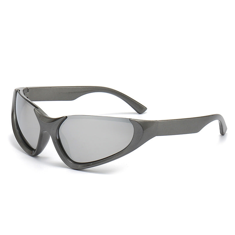 Damen sportive Sonnenbrille mit aerodynamischem Design Brehn
