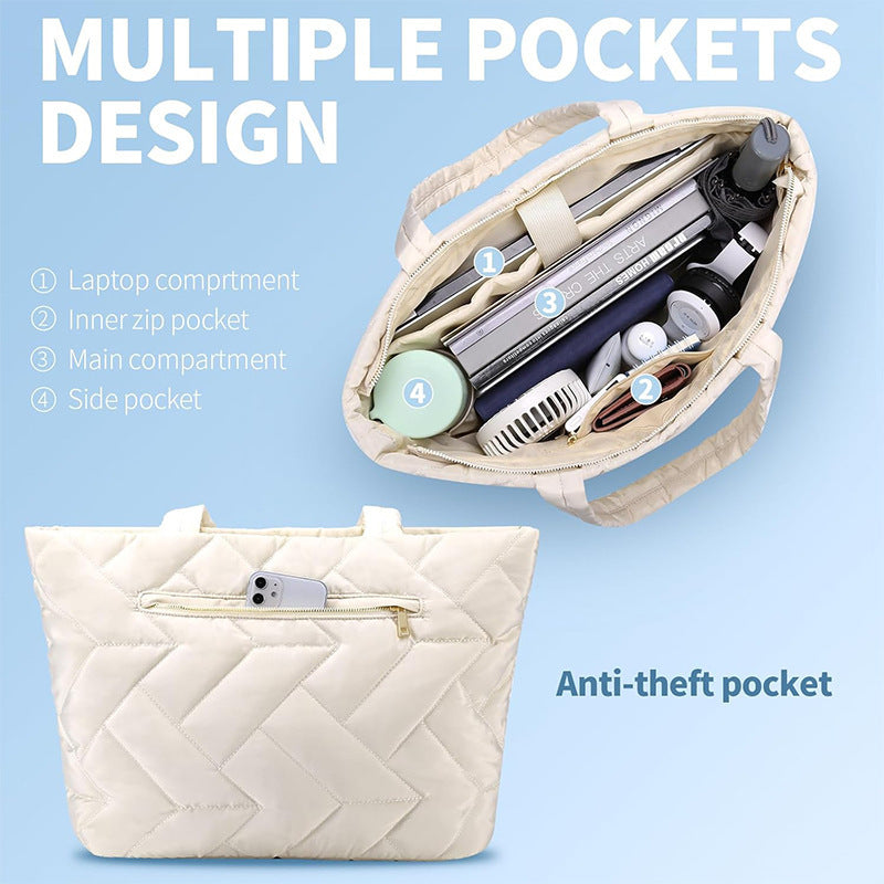 Stilvolle Alltags-Tasche mit Praktischen Fächern Brehn