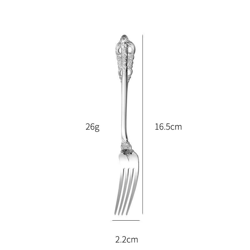 Elegante Fischgabel mit Kunstvollem Griffdesign Brehn