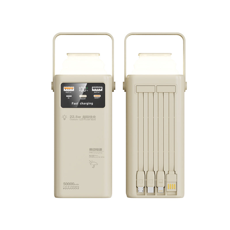 Multifunktionale Powerbank mit LED-Beleuchtung Brehn