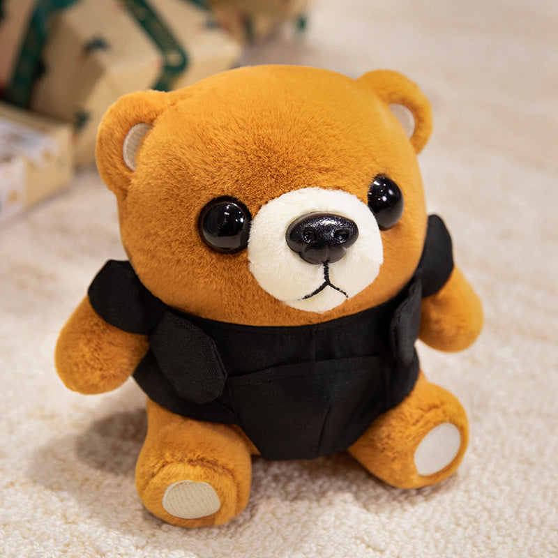 Plüsch-Teddybär mit abnehmbarem taktischen Stoffwesten Brehn