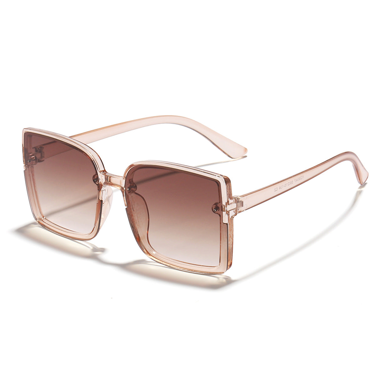 Damen oversized quadratische Sonnenbrille mit modernem Gradienteneffekt Brehn