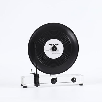 Vintage dekorative Grammophon Skulptur