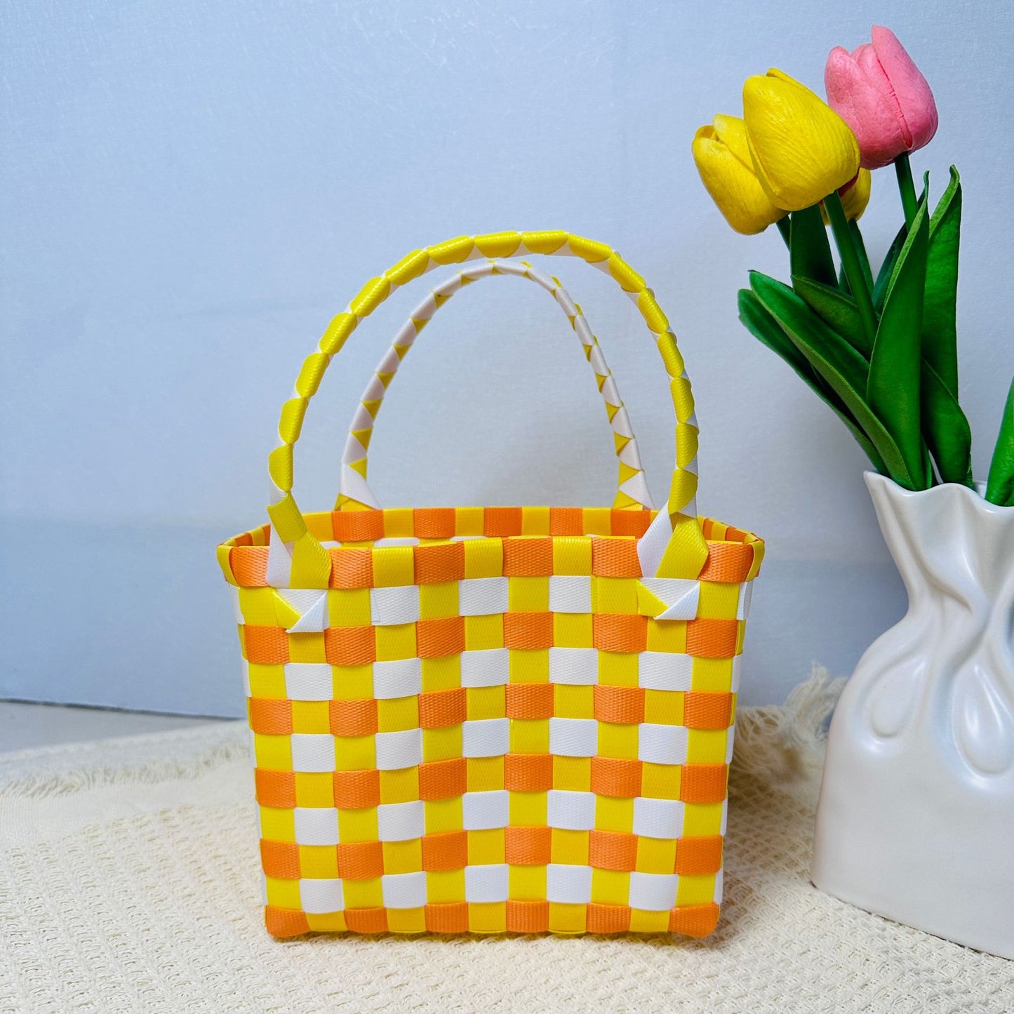 Geflochtene Jutetasche Brehn