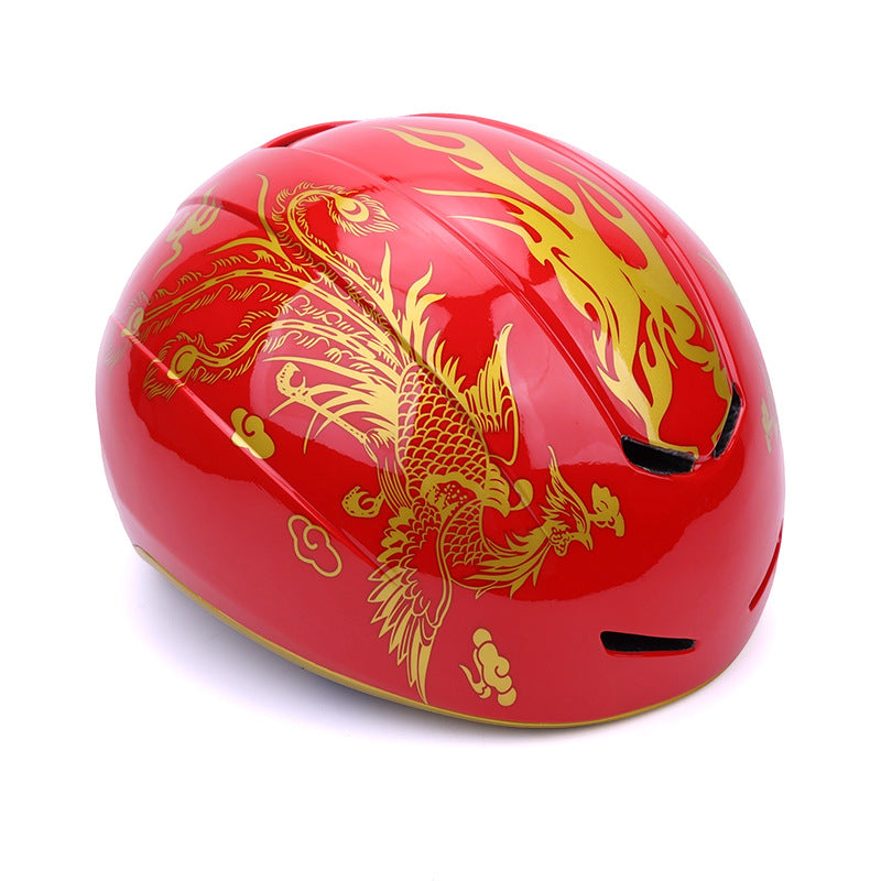 Dekorative Fantasy Design Fahrradhelm Brehn