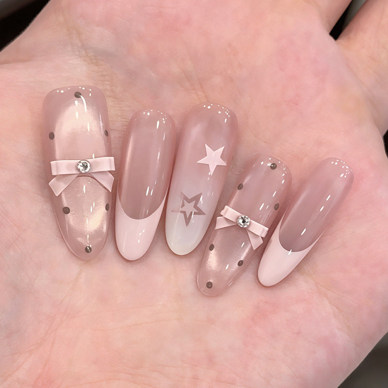 Moderne elegante Press-On Nagelset Brehn