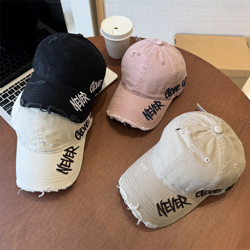 Unisex Distressed Graphic Baseball Cap Brehn