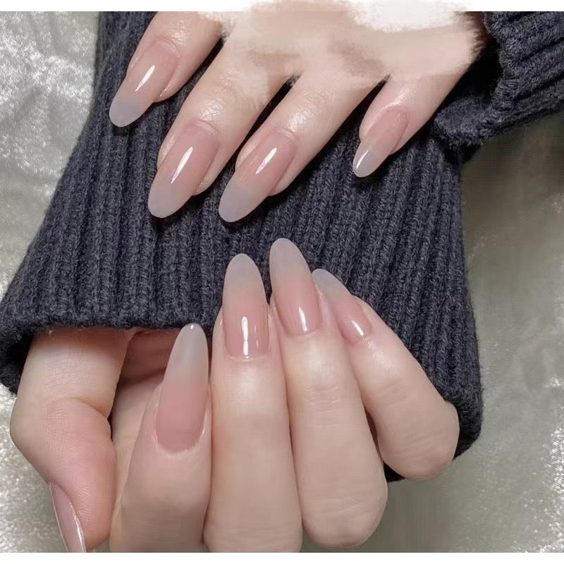 Elegante Ombre Druck-Nagel-Set Brehn
