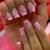 Floral Acryl Press-On Nagelkunst Brehn