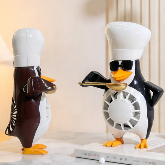 Unisex Tischventilator im cleveren Pinguin-Design Brehn