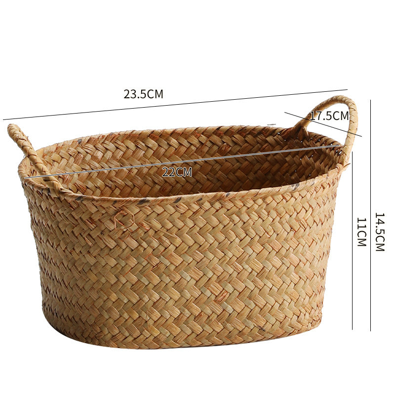 Unisex Geflochtener Aufbewahrungskorb mit ergonomischen Griffen Brehn