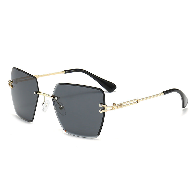Damen modische Sonnenbrille mit stilvollem quadratischen Rahmen Brehn
