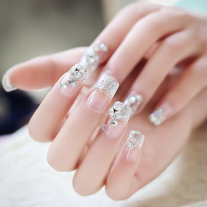 Rhinestone-besetztes Press-On Nail Art Kit Brehn