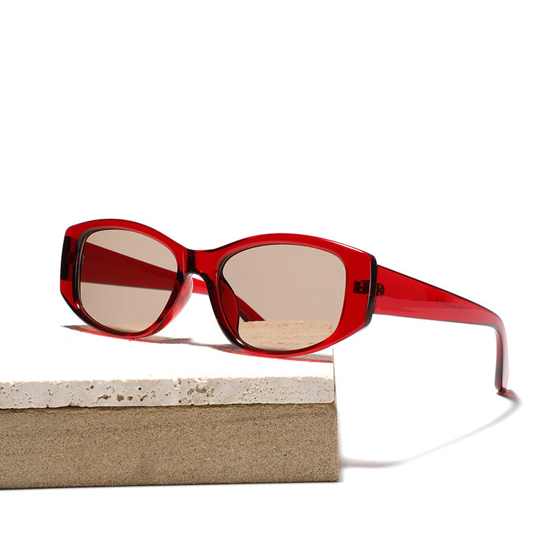 Damen modische Katzenaugen-Sonnenbrille mit holografischem Design Brehn