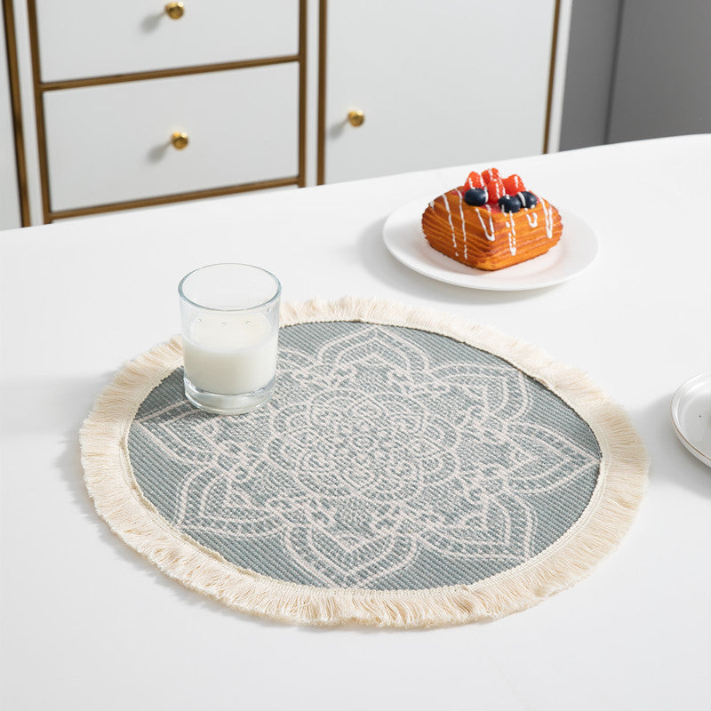 Runde Bohemian Dekor Tischmatte