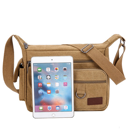 Vielseitige Canvas Messenger Bag