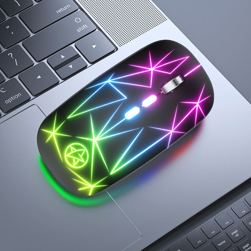 Bluetooth Gaming-Maus mit Dual-Modus und Rgb-Beleuchtung Brehn