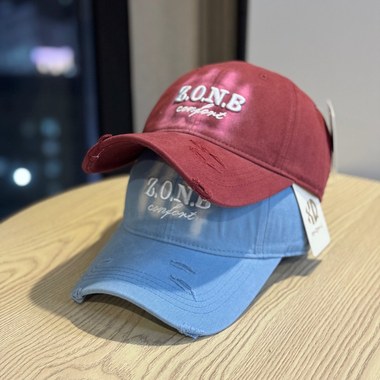 Unisex Distressed Baumwoll Baseballmütze Brehn