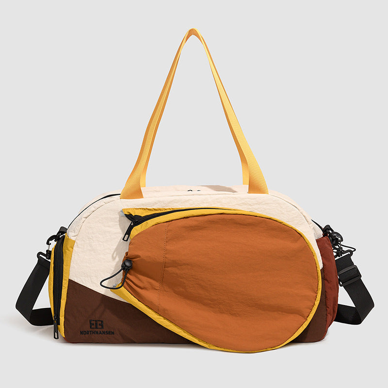Vielseitige Color Block Gym Duffle Bag Brehn