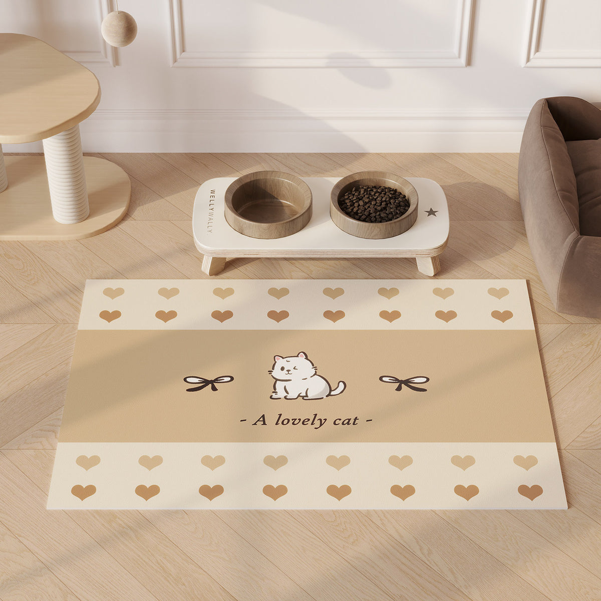 Katzenthema Futtermatte